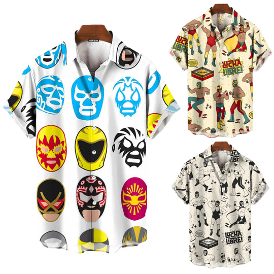 Miesten Luchador-paita Rento Tyyli 0