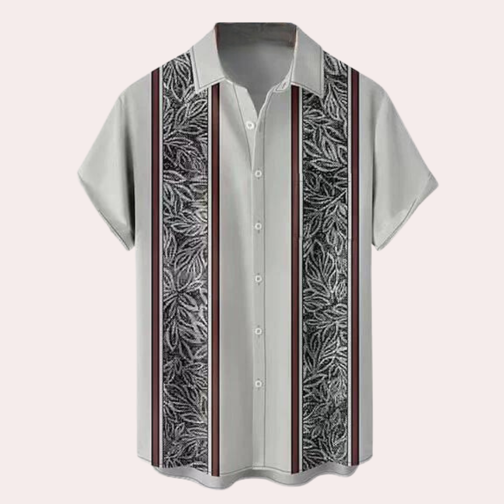 Miesten Lyhythihainen Retro Paita 4