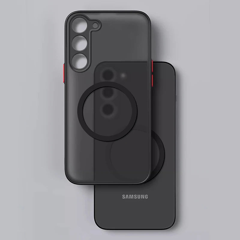 Miesten Matta Magneettinen Kotelo Samsung Galaxy S25 S24 Ultra Plus 3