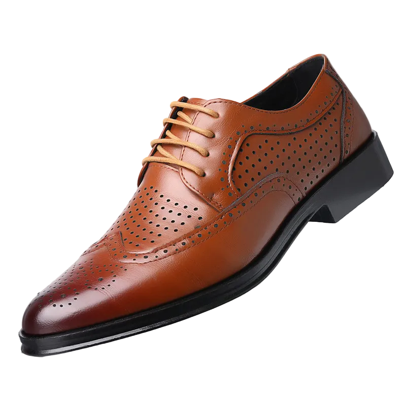 Miesten Nahkakengät Teräväkärkiset 2