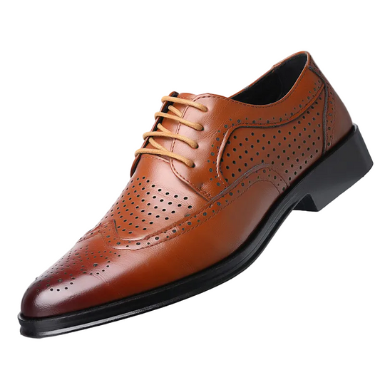 Miesten Nahkakengät Teräväkärkiset 2