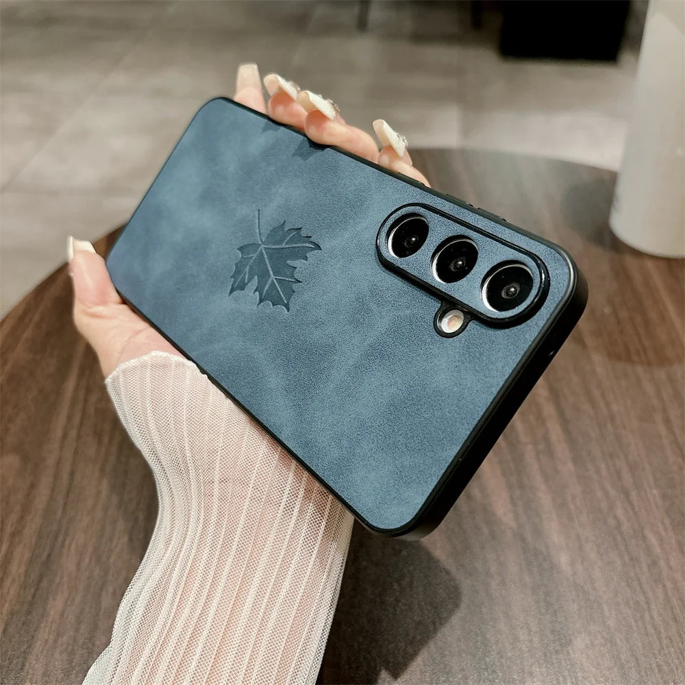 Miesten Nahkakotelo Samsungille 2