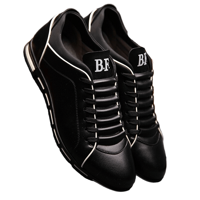 Miesten Nahkalenkkarit Modernilla Tyylillä 0