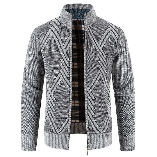 Miesten Neulecardigan Patches-muotoilulla 10