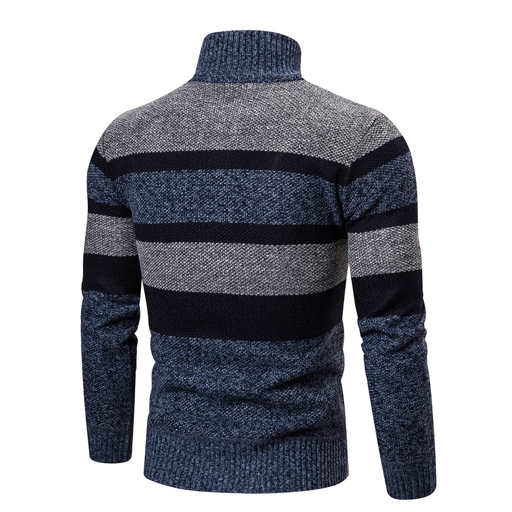 Miesten Neulecardigan Raidallinen Slim Fit Neule 1