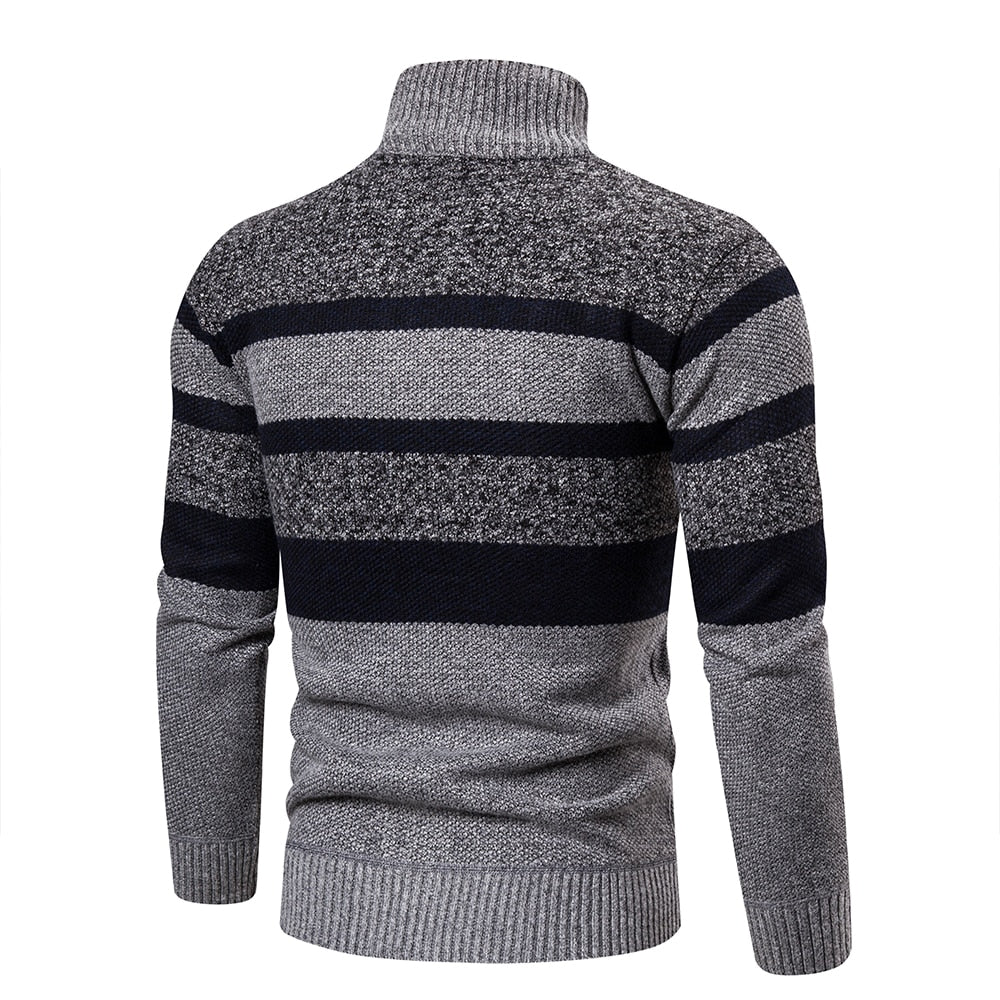 Miesten Neulecardigan Raidallinen Slim Fit Neule 3