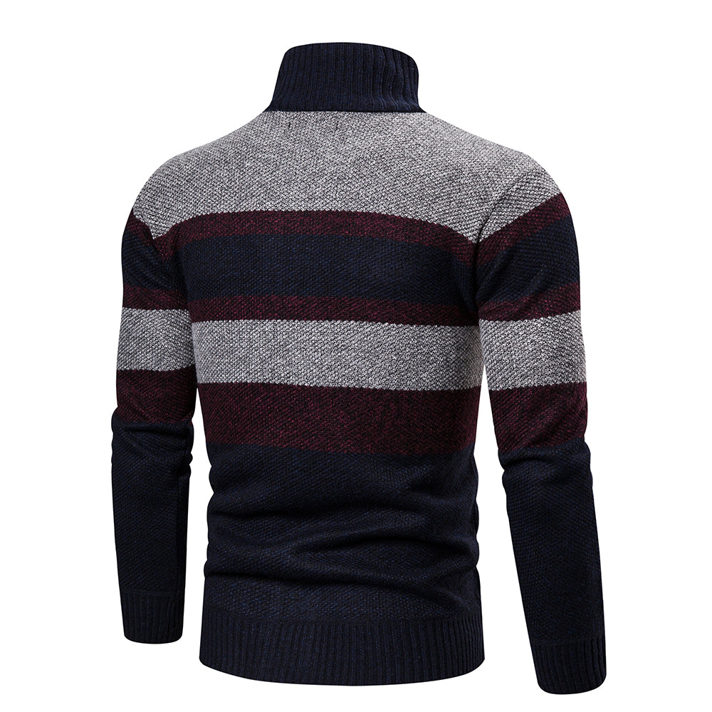 Miesten Neulecardigan Raidallinen Slim Fit Neule 5