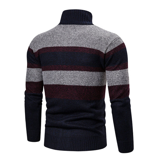 Miesten Neulecardigan Raidallinen Slim Fit Neule 5