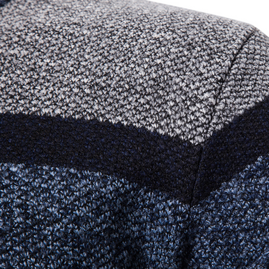 Miesten Neulecardigan Raidallinen Slim Fit Neule 6