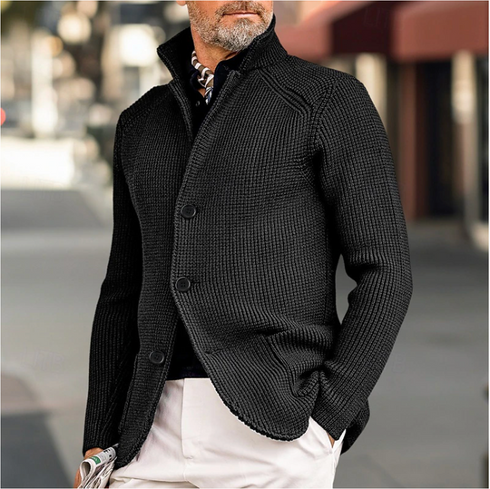 Miesten Neulecardigan Ribbed Tekstuurilla 3