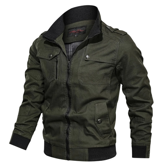 Miesten Oversized Takki Vetoketjullisella Taskulla 10
