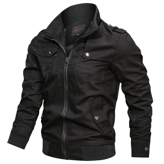 Miesten Oversized Takki Vetoketjullisella Taskulla 6
