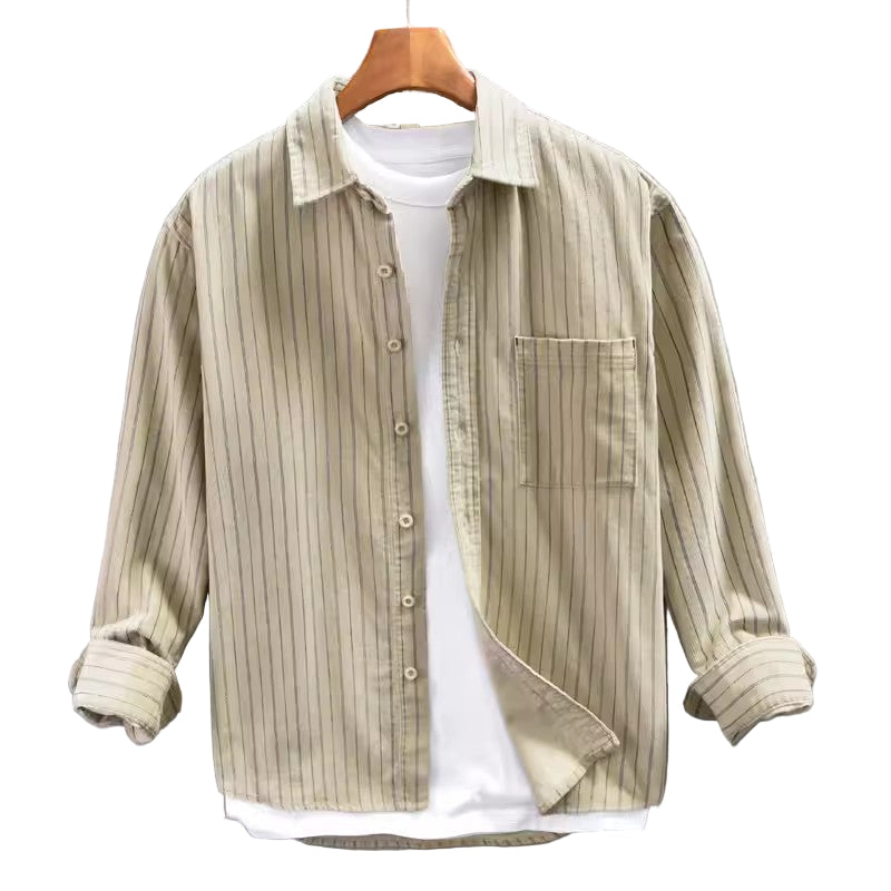 Miesten Pitkähihainen Paita Rento Tyyli 0