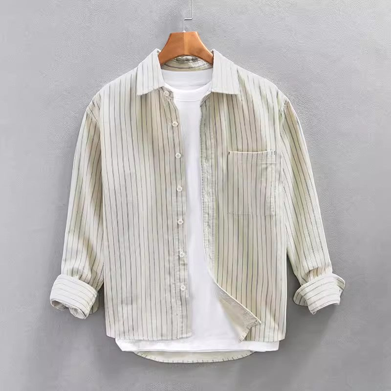 Miesten Pitkähihainen Paita Rento Tyyli 1