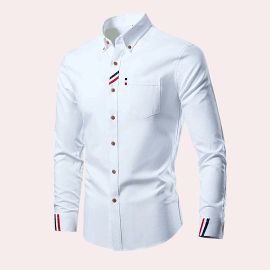 Miesten Pitkähihaiset Kauluspaidat Tyylikkäällä Designilla 4