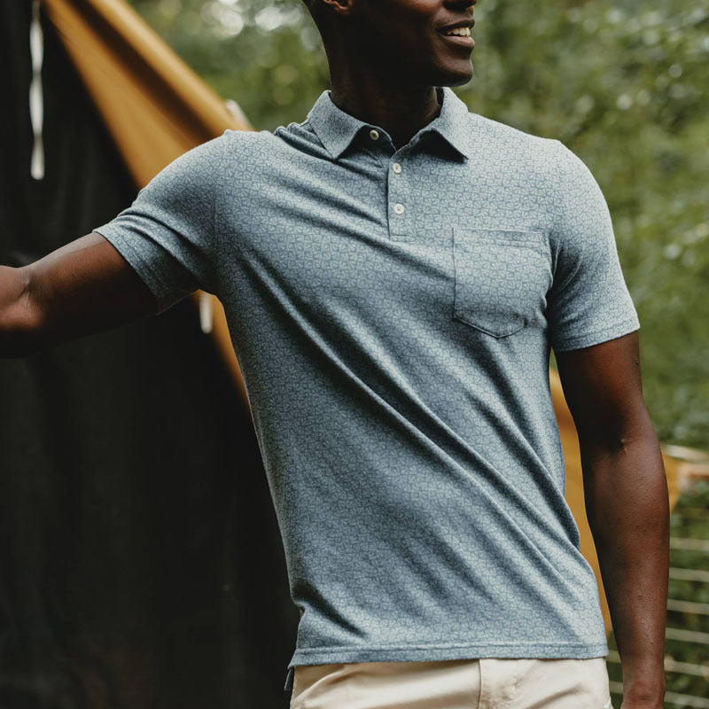 Miesten Polo-paita Rintataskulla Klassinen Tyyli 2