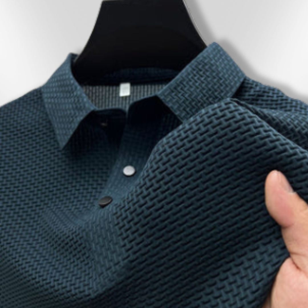 Miesten Polo Paita Rakenteellinen Tyyli 8
