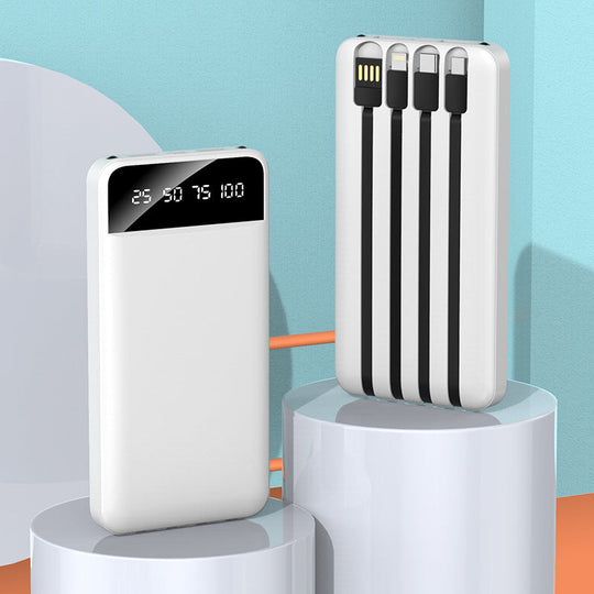 Miesten Powerbank Tehokas Kannettava Virtalähde Matkalle 66W 8