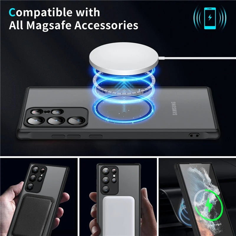 Miesten Puhelimen Suojakuoret Magneettisella Kiinnityksellä Samsungille 4