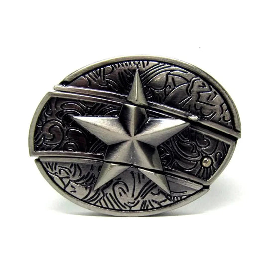 Miesten Punkvyö Vintage-metallisoljella 8