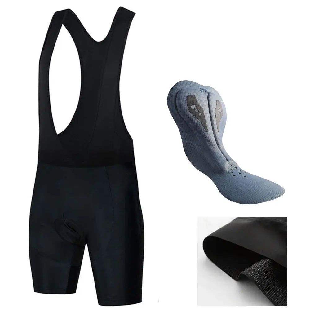 Miesten Pyöräilyhousut Padded Lycra Kesäkäyttöön 0