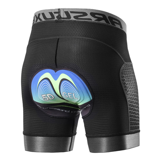 Miesten Pyöräilyshortsit 5D Geelipatjalla Nopeasti Kuivuva MTB 7