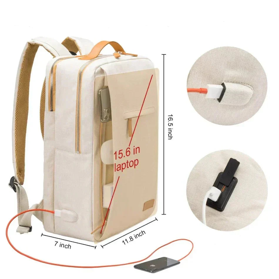 Miesten Reppu USB-latausportilla 6