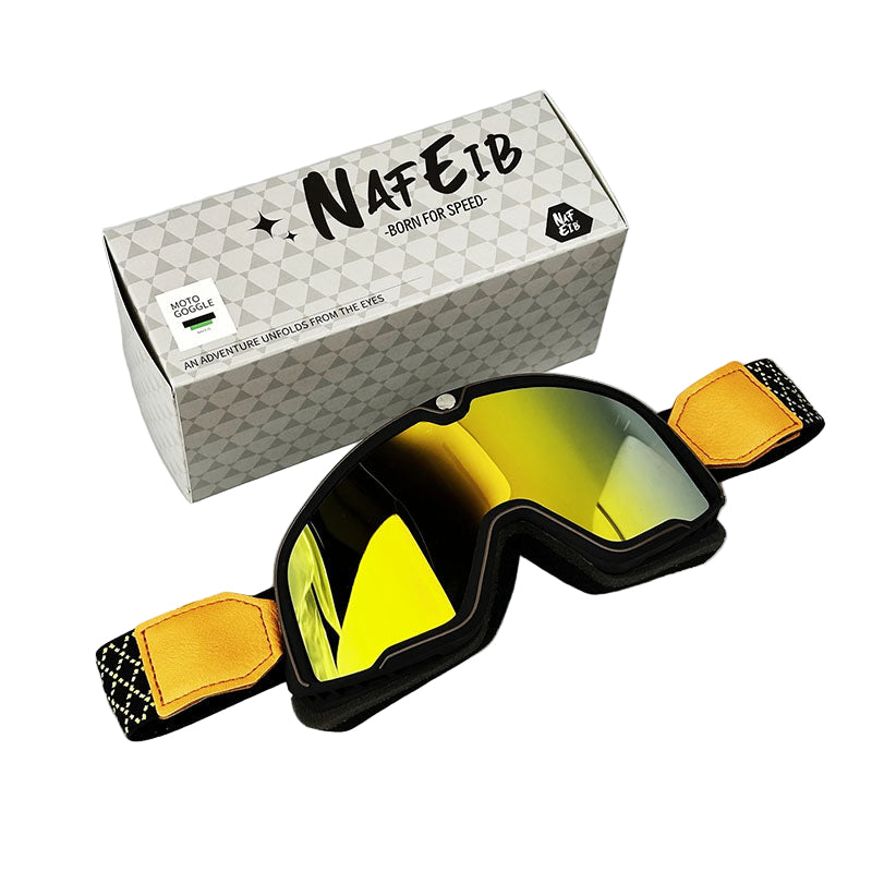 Miesten Retro Moottoripyörälasit 0