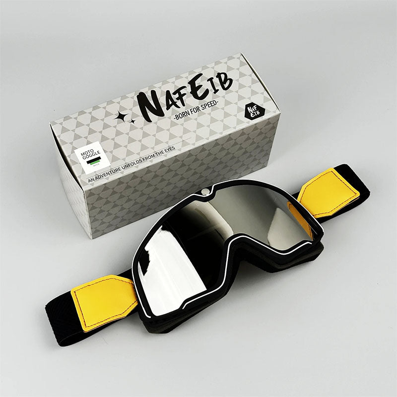 Miesten Retro Moottoripyörälasit 10