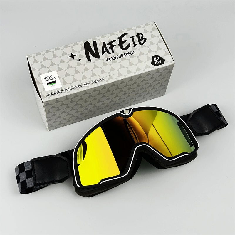 Miesten Retro Moottoripyörälasit 11