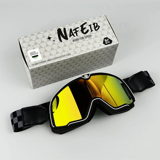 Miesten Retro Moottoripyörälasit 11