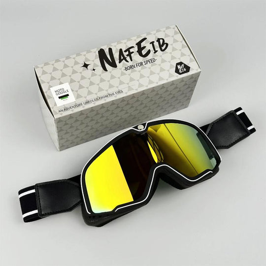 Miesten Retro Moottoripyörälasit 5