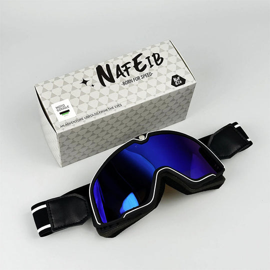 Miesten Retro Moottoripyörälasit 7