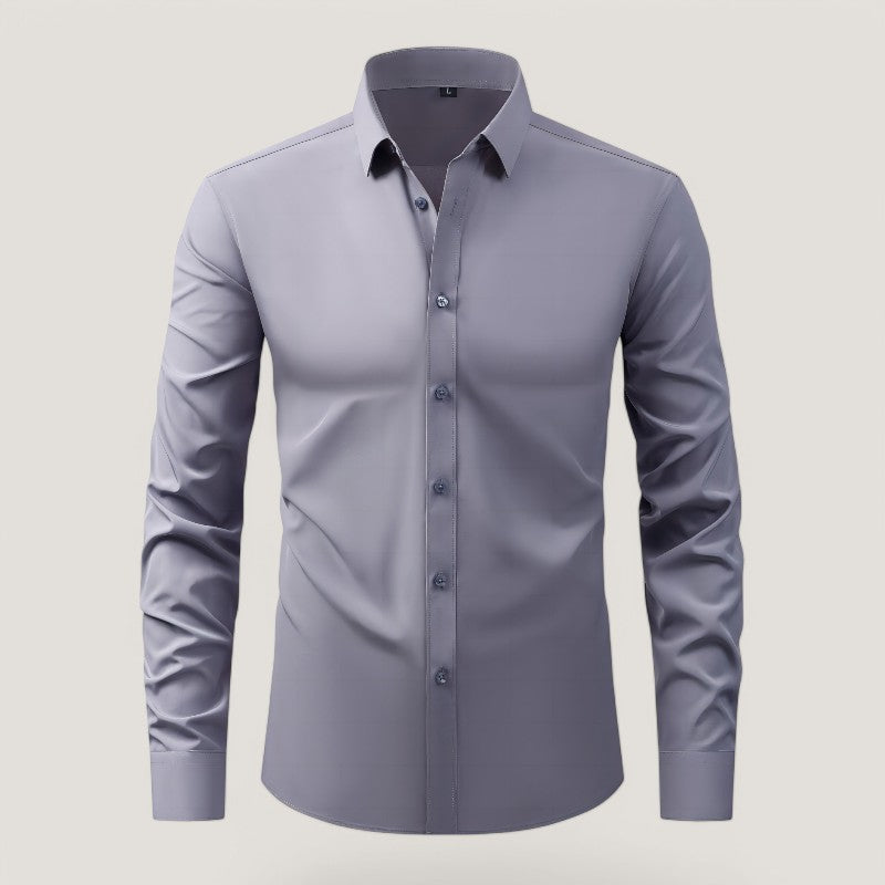 Miesten Slim-Fit Kauluspaita Elastinen Materiaali 7