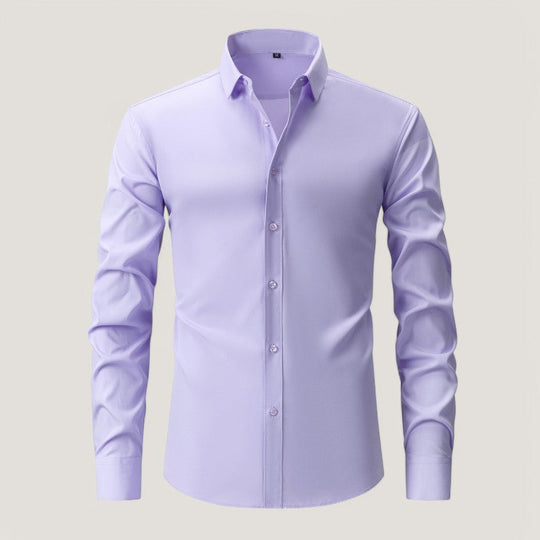 Miesten Slim-Fit Kauluspaita Elastinen Materiaali 8