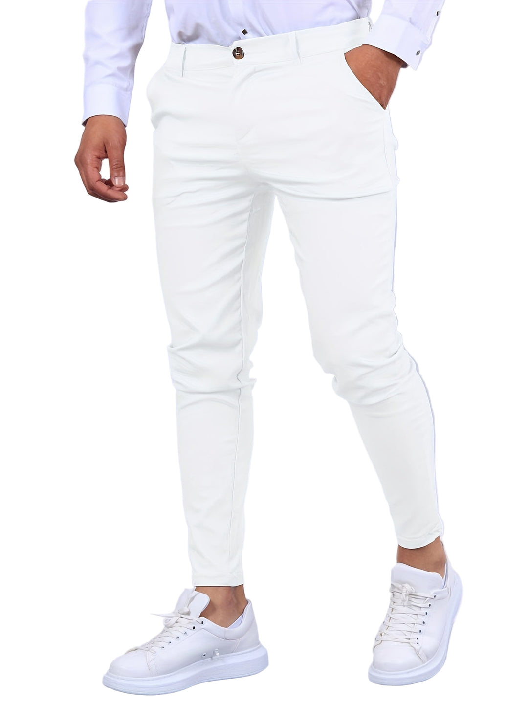 Miesten Slim Fit -housut Moderni Muotoilu 0