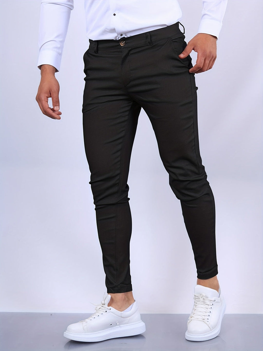 Miesten Slim Fit -housut Moderni Muotoilu 6