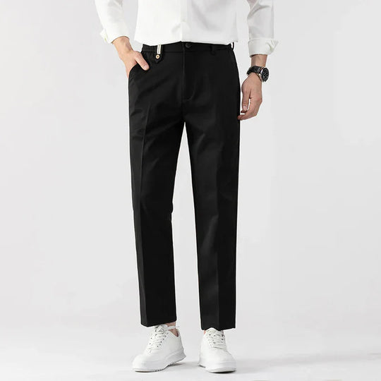 Miesten Slim Fit Housut Kevyt Kangas Muotoiltu Leikkaus 2