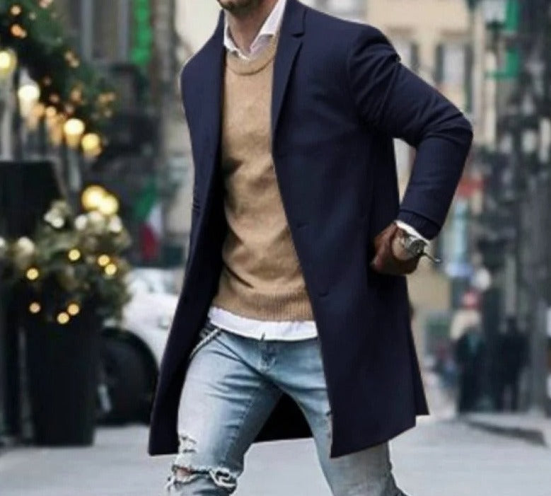 Miesten Slim Fit Villa Tuulenpitävä Takki 1