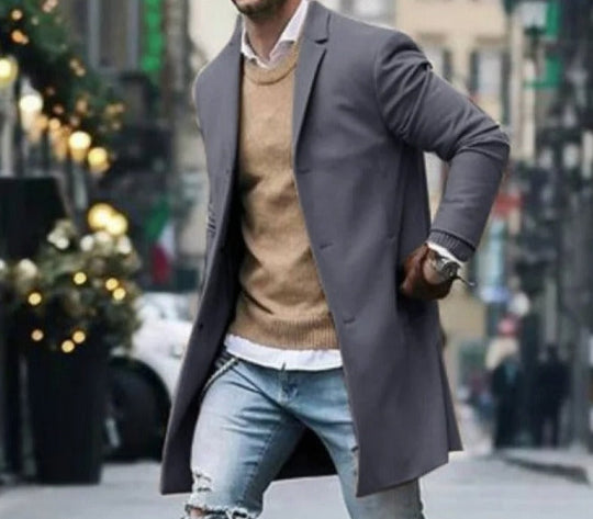 Miesten Slim Fit Villa Tuulenpitävä Takki 4