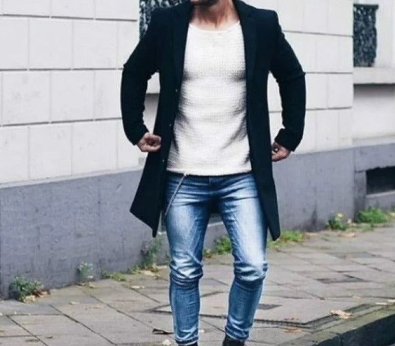 Miesten Slim Fit Villa Tuulenpitävä Takki 8