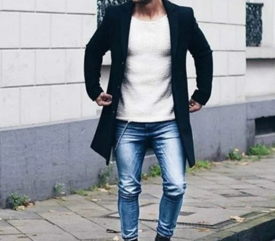 Miesten Slim Fit Villa Tuulenpitävä Takki 8