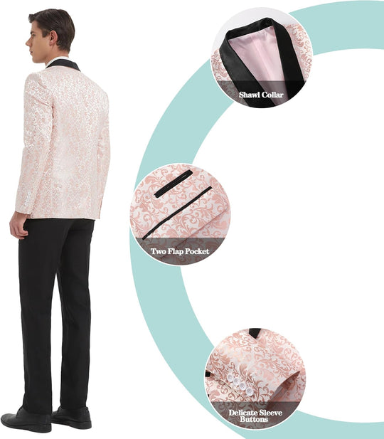 Miesten Smokki Modernilla Leikkauksella 3