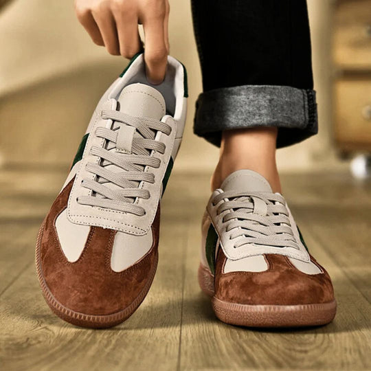 Miesten Sneakerit Nahasta ja Sametista 5