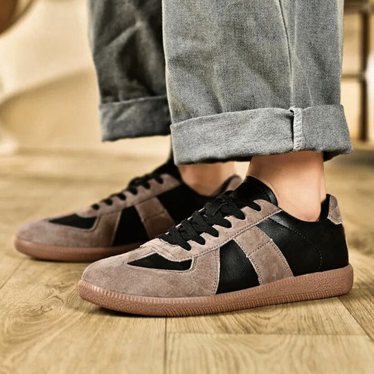Miesten Sneakerit Nahasta ja Sametista 6