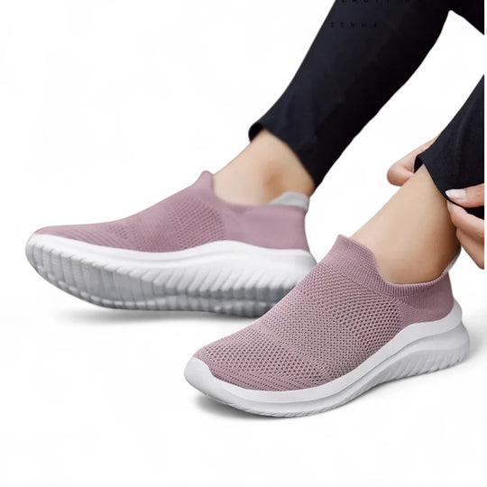 Naisten sneakers, laaja varvasosa, kestävä päällinen