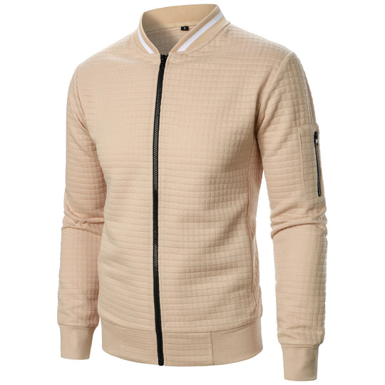 Miesten Stand Collar Vetoketjullinen Takki 1