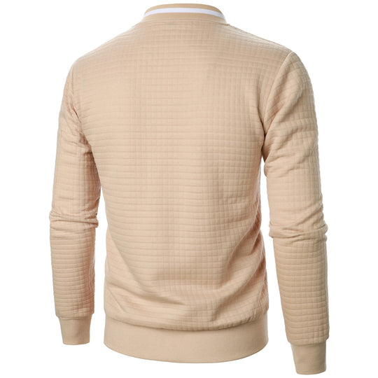 Miesten Stand Collar Vetoketjullinen Takki 2