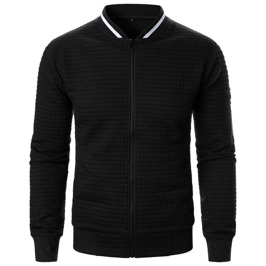 Miesten Stand Collar Vetoketjullinen Takki 4