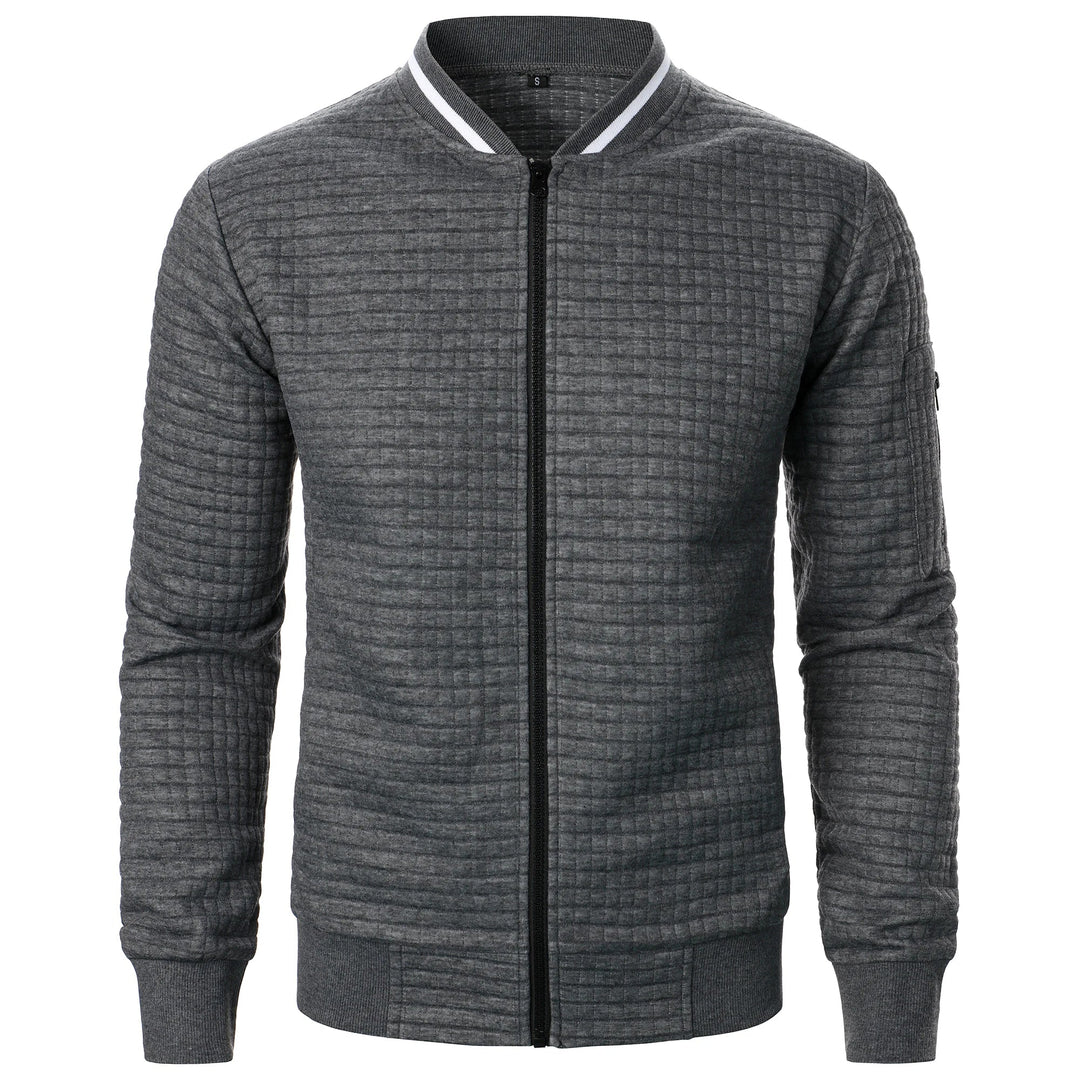 Miesten Stand Collar Vetoketjullinen Takki 5